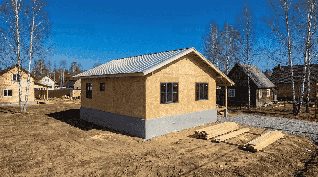 СИП-дом 114 м² — КП «Серпуховские дали», Серпуховский г.о., комплектация СТАНДАРТ