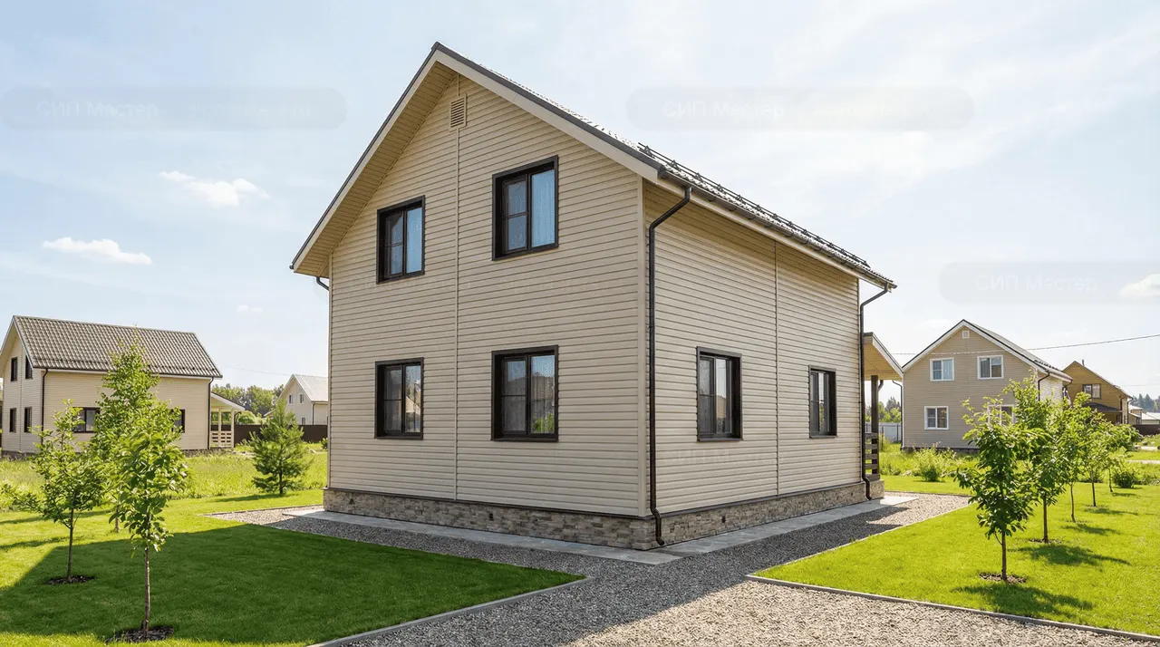 Загородный дом 141 м² — Гатчина, Гатчинский район, комплектация СТАНДАРТ