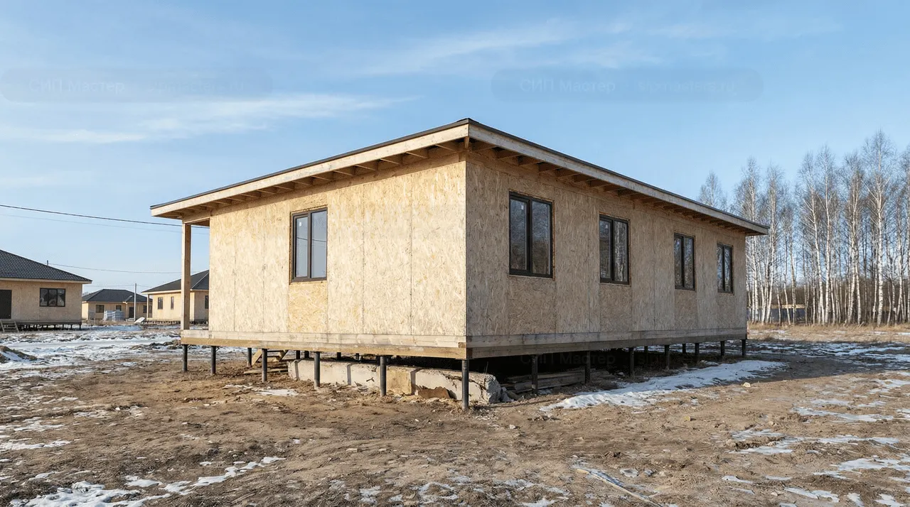 Семейный коттедж 126 м² — Толмачёво, Лужский район, комплектация ПОЛНЫЙ
