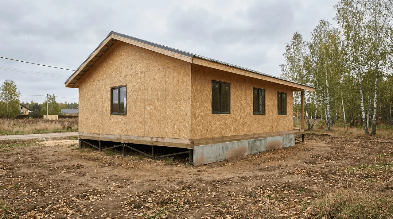 Загородный дом 125 м² — Низино, Ломоносовский район, комплектация СТАНДАРТ