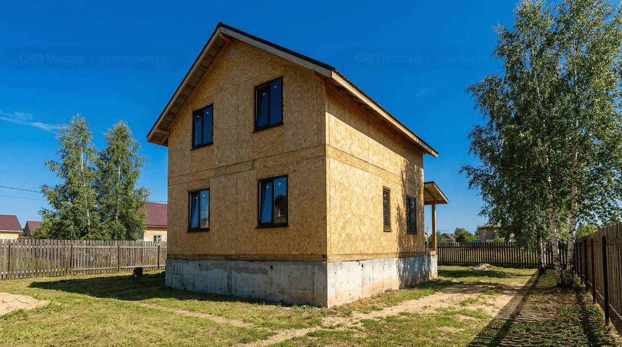 СИП-дом 144 м² — Кипень, Ломоносовский район, комплектация СТАНДАРТ