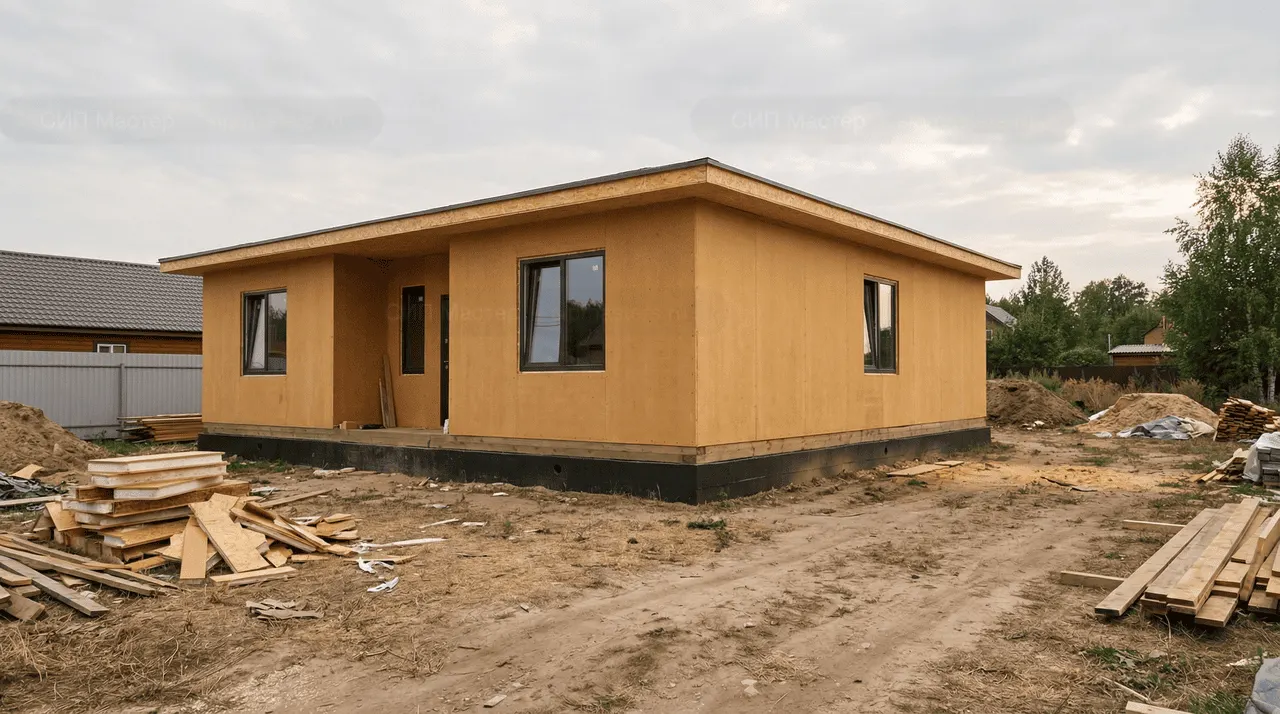 СИП-дом 135 м² — Каменка, Выборгский район, комплектация СТАНДАРТ