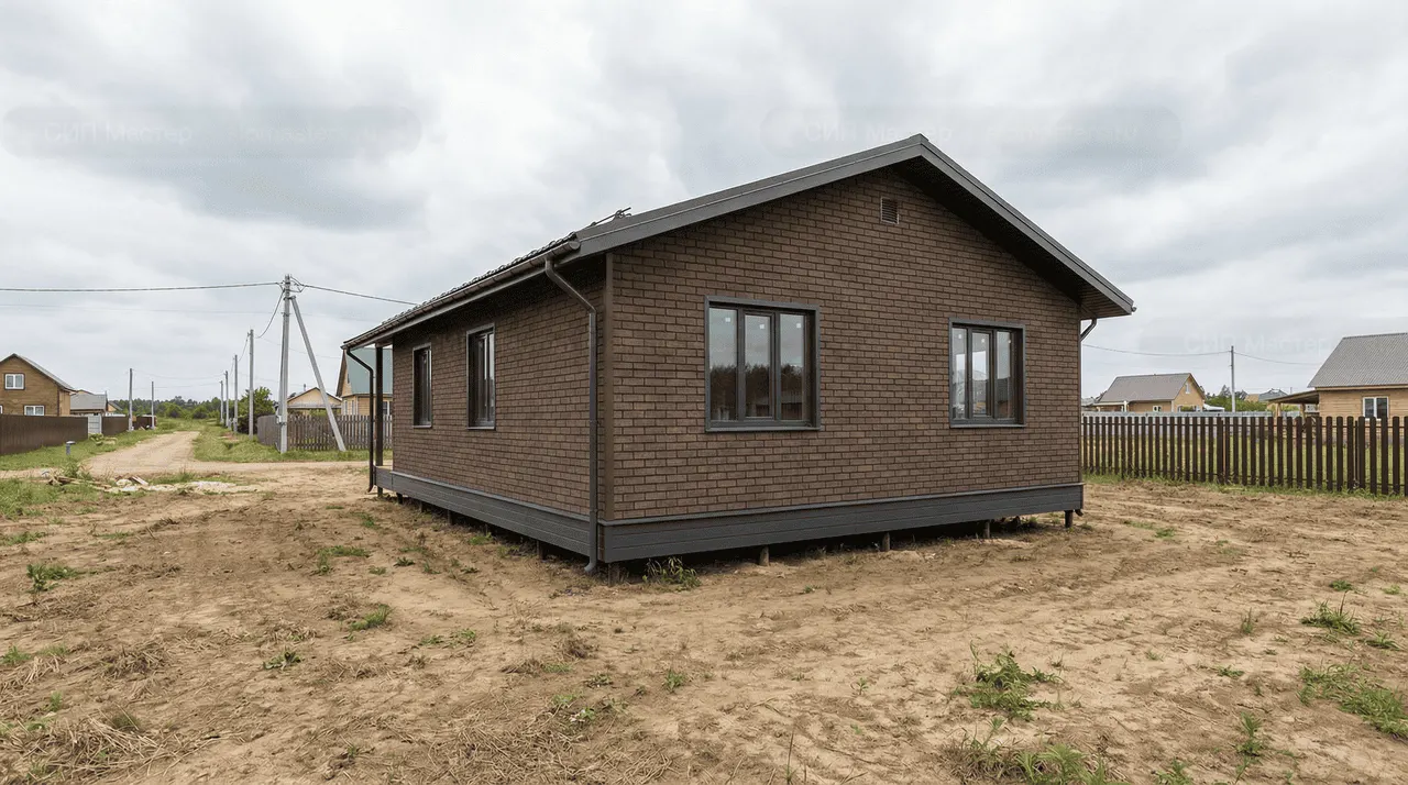 Коттедж из СИП-панелей 120 м² — Комарово, Курортный район, комплектация ПОЛНЫЙ