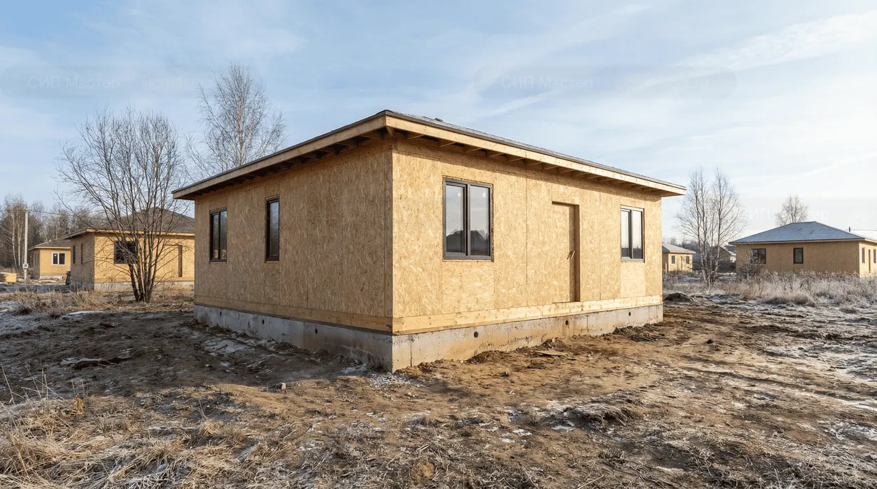 СИП-дом 131 м² — Ям-Ижора, Тосненский район, комплектация СТАНДАРТ