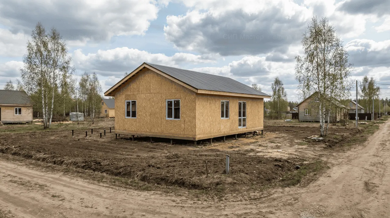 Семейный коттедж 123 м² — Тярлево, Пушкинский район, комплектация ПОЛНЫЙ