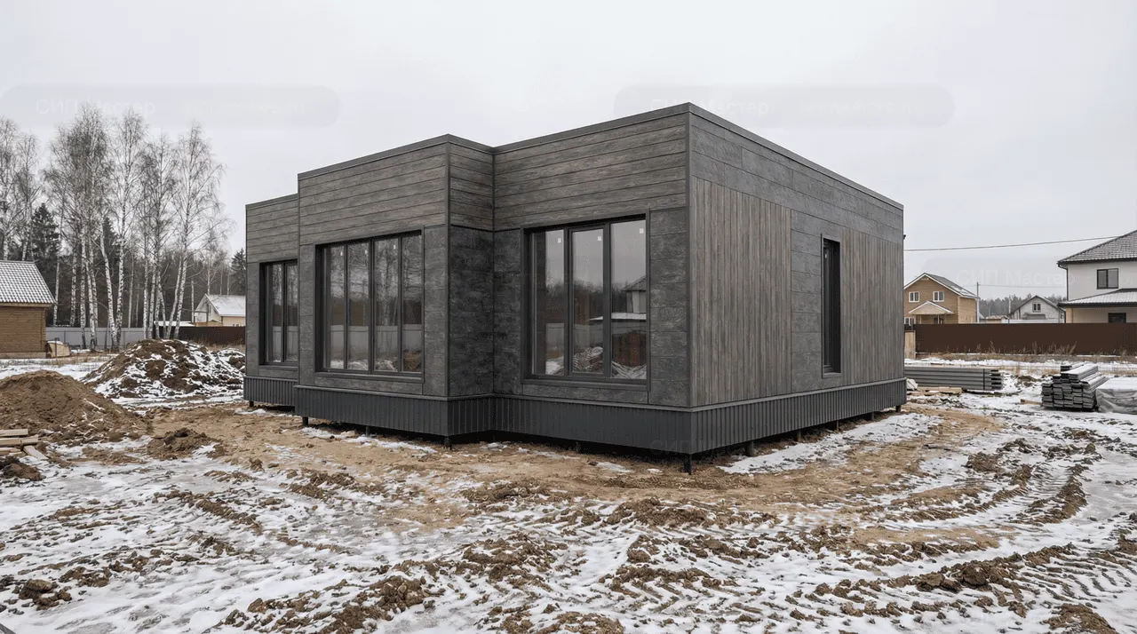 Загородный дом 125 м² — Новое Девяткино, Всеволожский район, комплектация СТАНДАРТ
