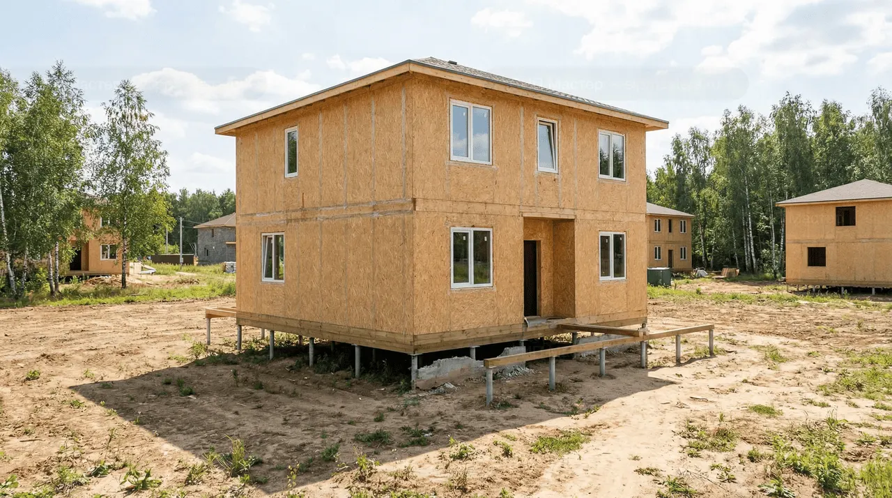Коттедж из СИП-панелей 150 м² — Романовка, Всеволожский район, комплектация ПОЛНЫЙ