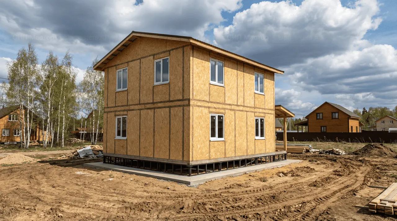 Коттедж из СИП-панелей 144 м² — Токсово, Всеволожский район, комплектация ПОЛНЫЙ