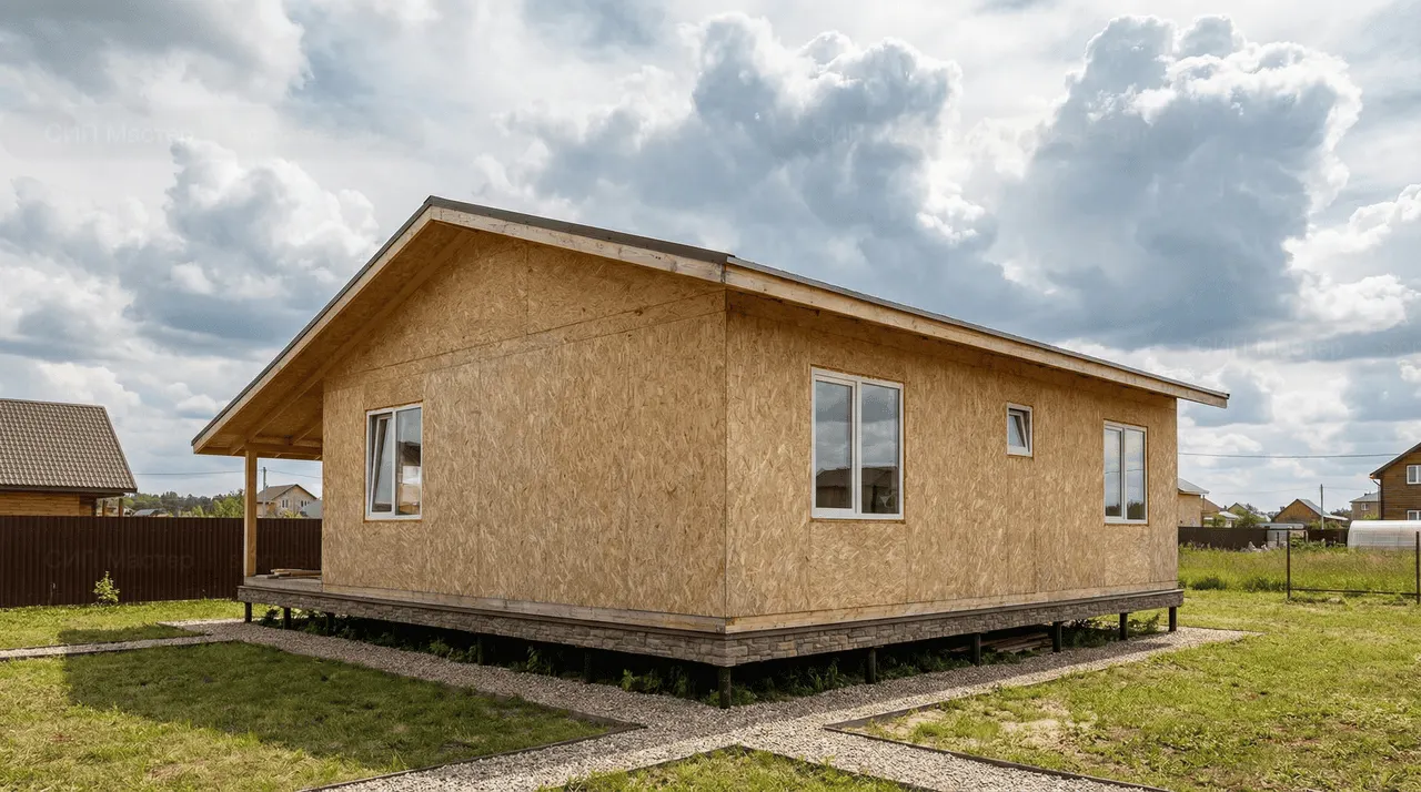 Коттедж из СИП-панелей 120 м² — Отрадное, Кировский район, комплектация ПОЛНЫЙ