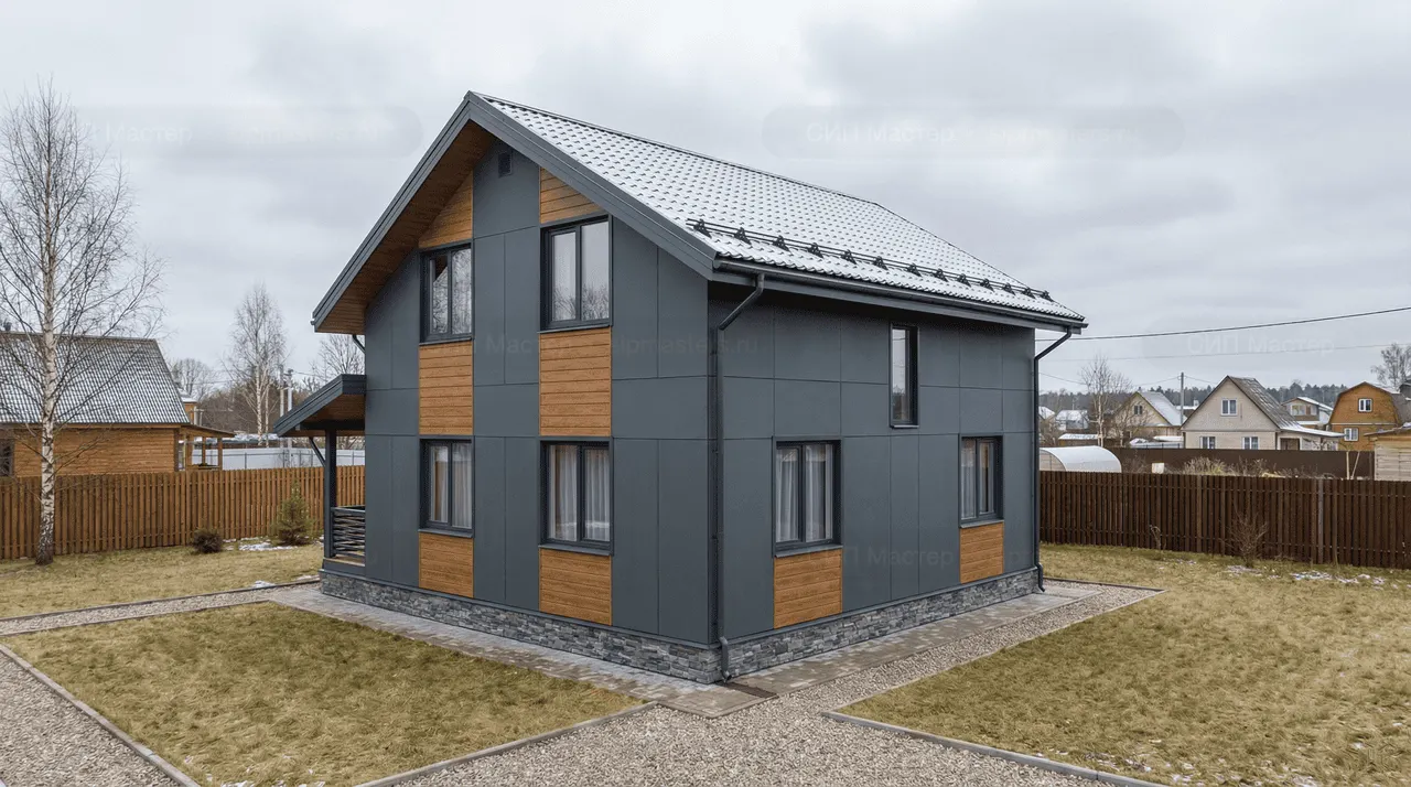 Семейный коттедж 146 м² — Назия, Кировский район, комплектация ПОЛНЫЙ