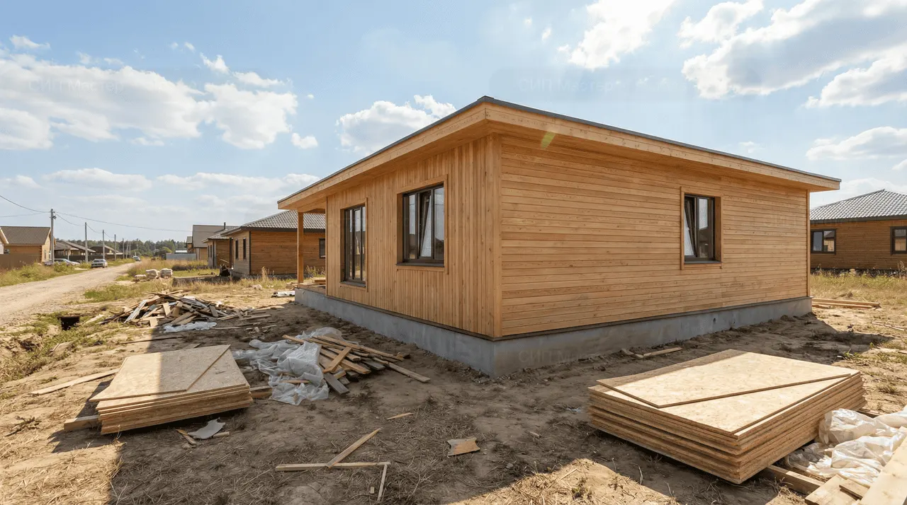 Коттедж из СИП-панелей 123 м² — Фёдоровское, Тосненский район, комплектация ПОЛНЫЙ