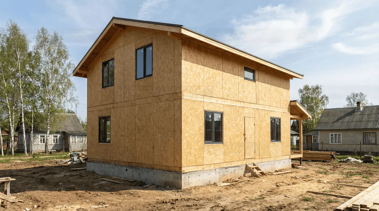 Загородный дом 145 м² — Рябово, Тосненский район, комплектация СТАНДАРТ