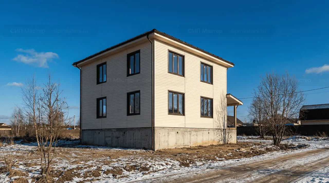 Семейный коттедж 153 м² — Сосновый Бор, Ломоносовский район, комплектация ПОЛНЫЙ