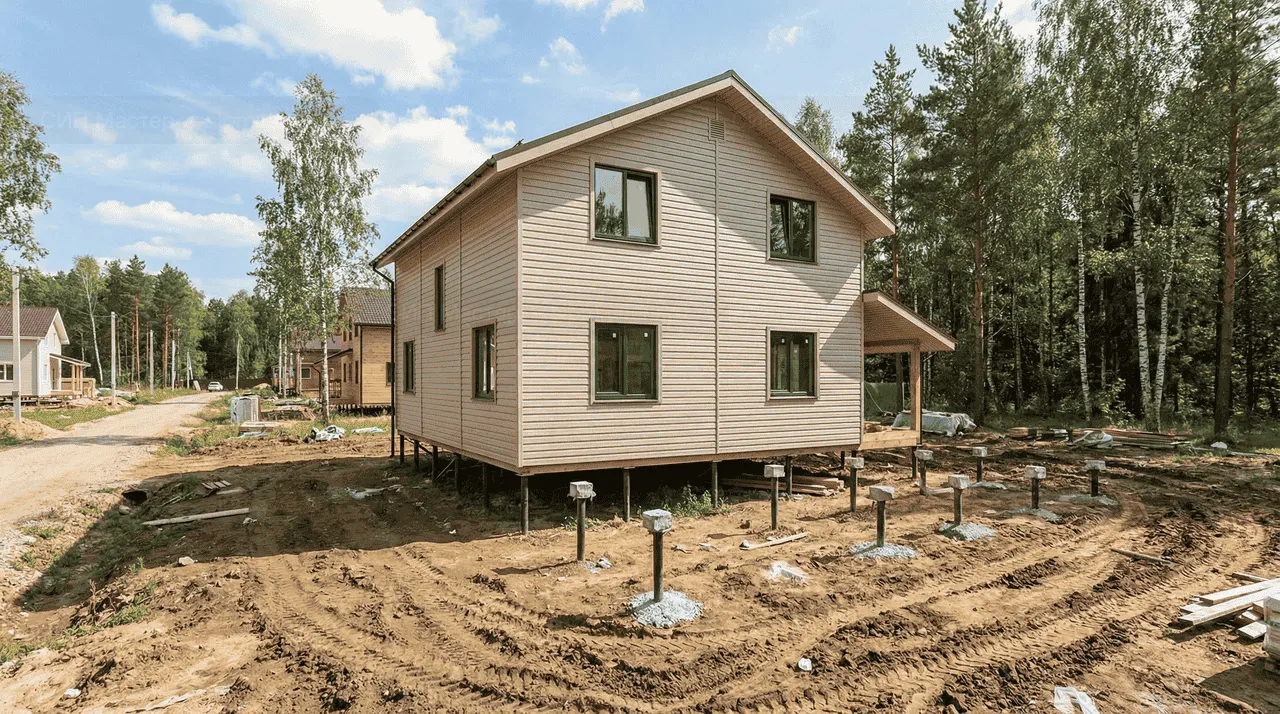 Семейный коттедж 163 м² — Ропша, Ломоносовский район, комплектация ПОЛНЫЙ