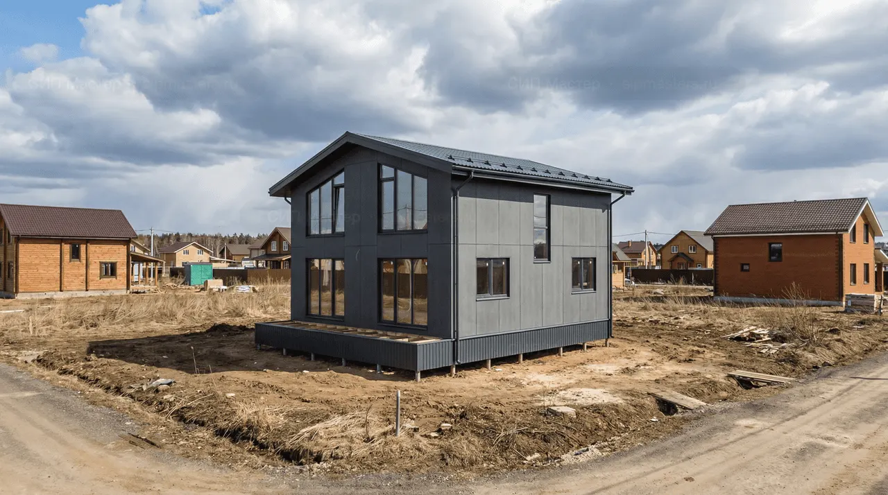 Коттедж из СИП-панелей 214 м² — Лаголово, Ломоносовский район, комплектация ПОЛНЫЙ