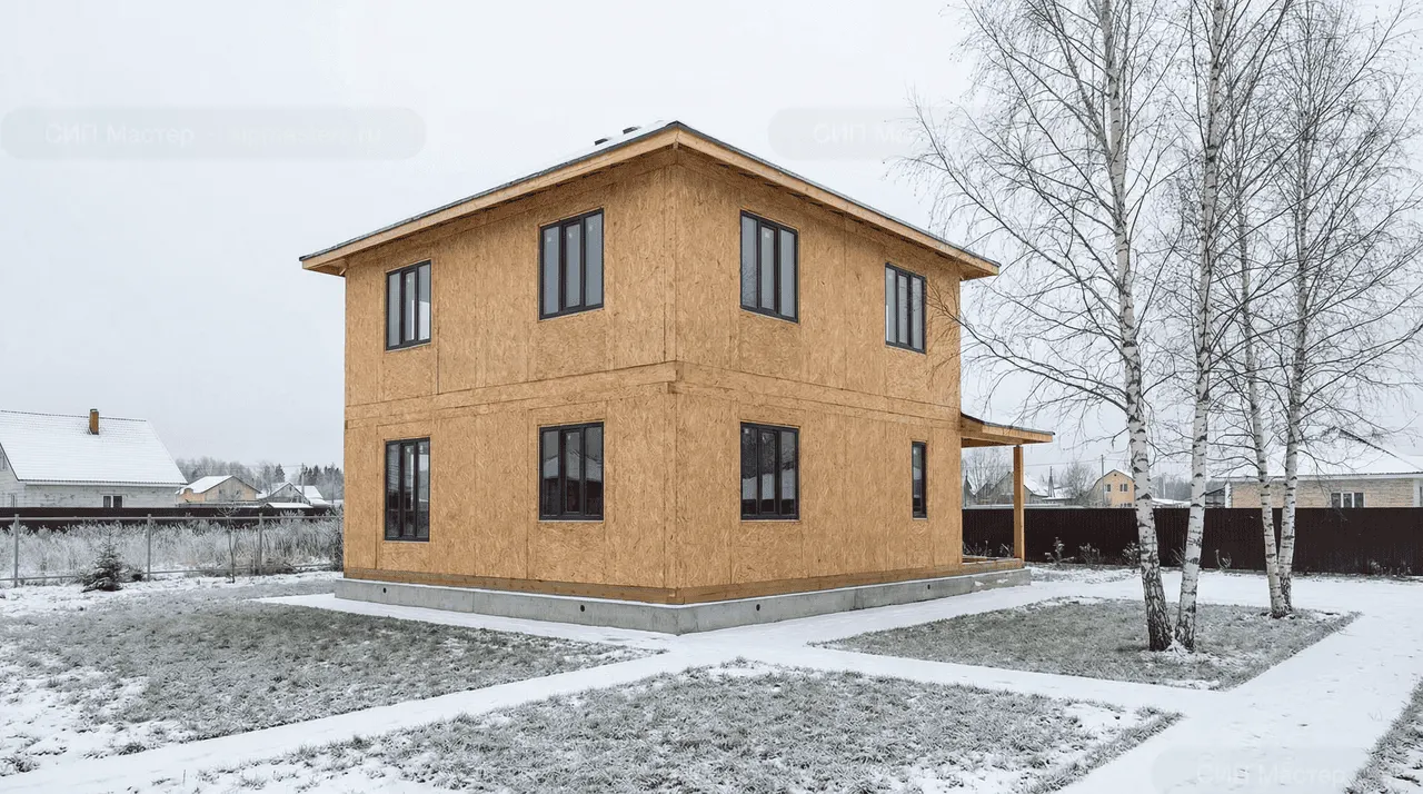 СИП-дом 217 м² — Юкки, Всеволожский район, комплектация СТАНДАРТ