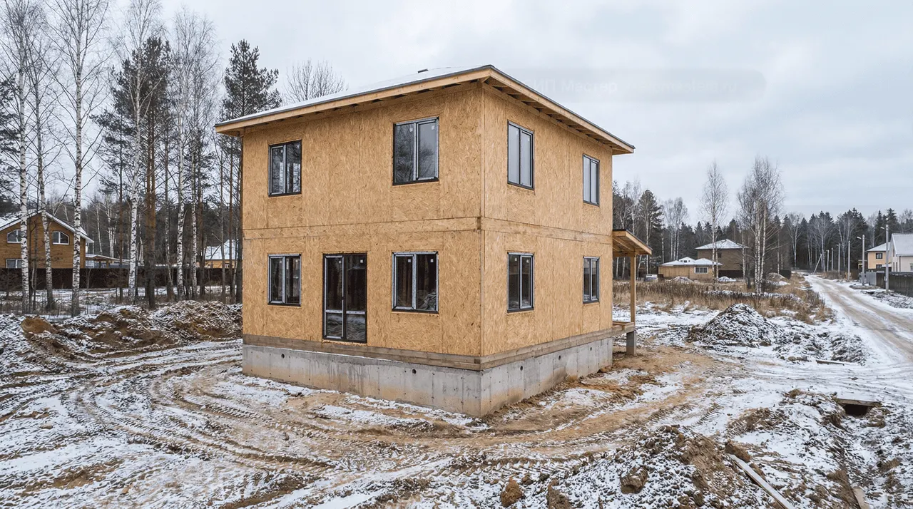 Коттедж из СИП-панелей 160 м² — Бугры, Всеволожский район, комплектация ПОЛНЫЙ