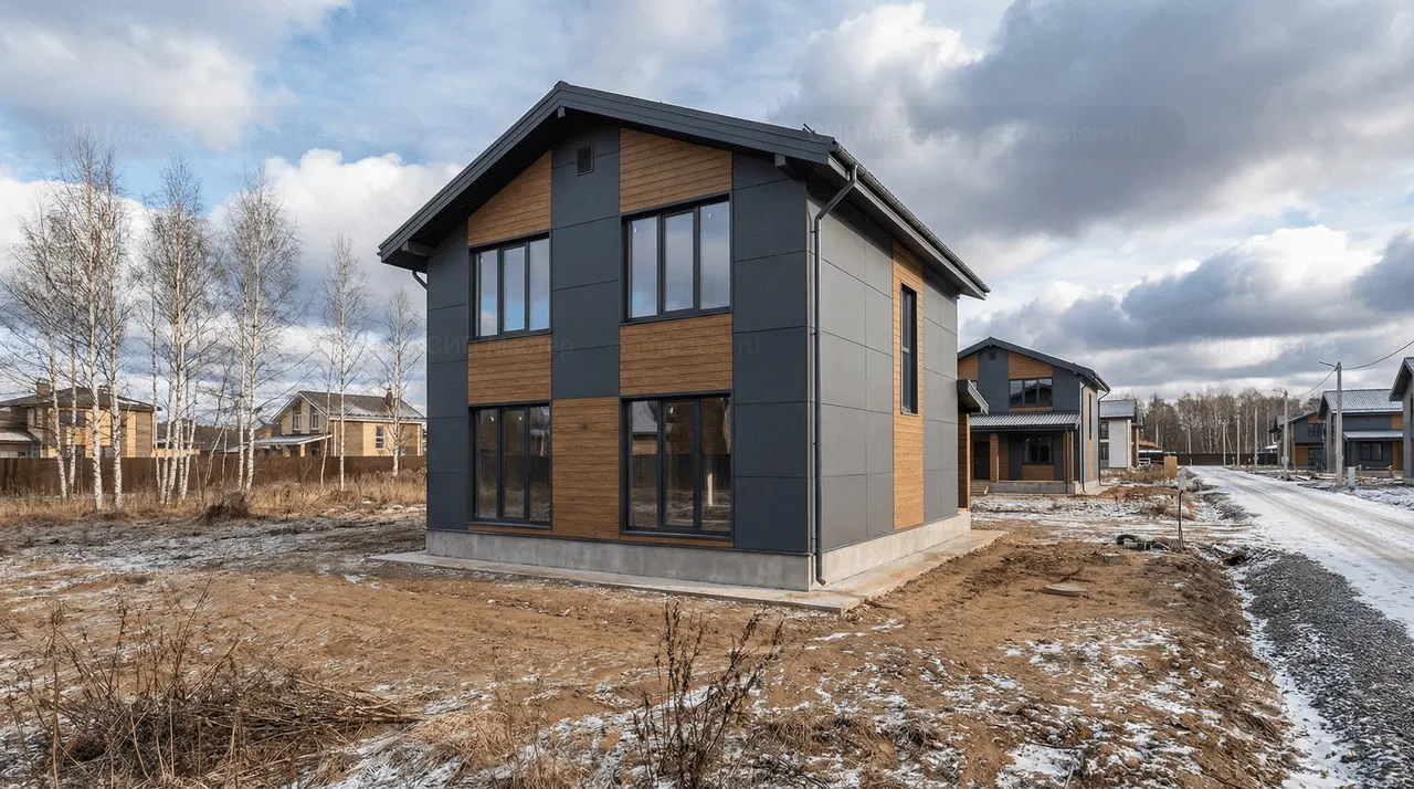 Семейный коттедж 176 м² — Мичуринское, Приозерский район, комплектация ПОЛНЫЙ