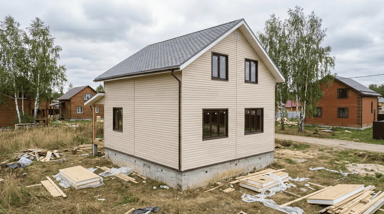 Семейный коттедж 156 м² — Рощино, Выборгский район, комплектация ПОЛНЫЙ