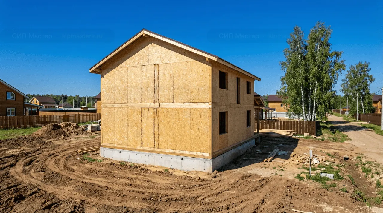 Коттедж из СИП-панелей 156 м² — Зеленогорск, Курортный район, комплектация ПОЛНЫЙ