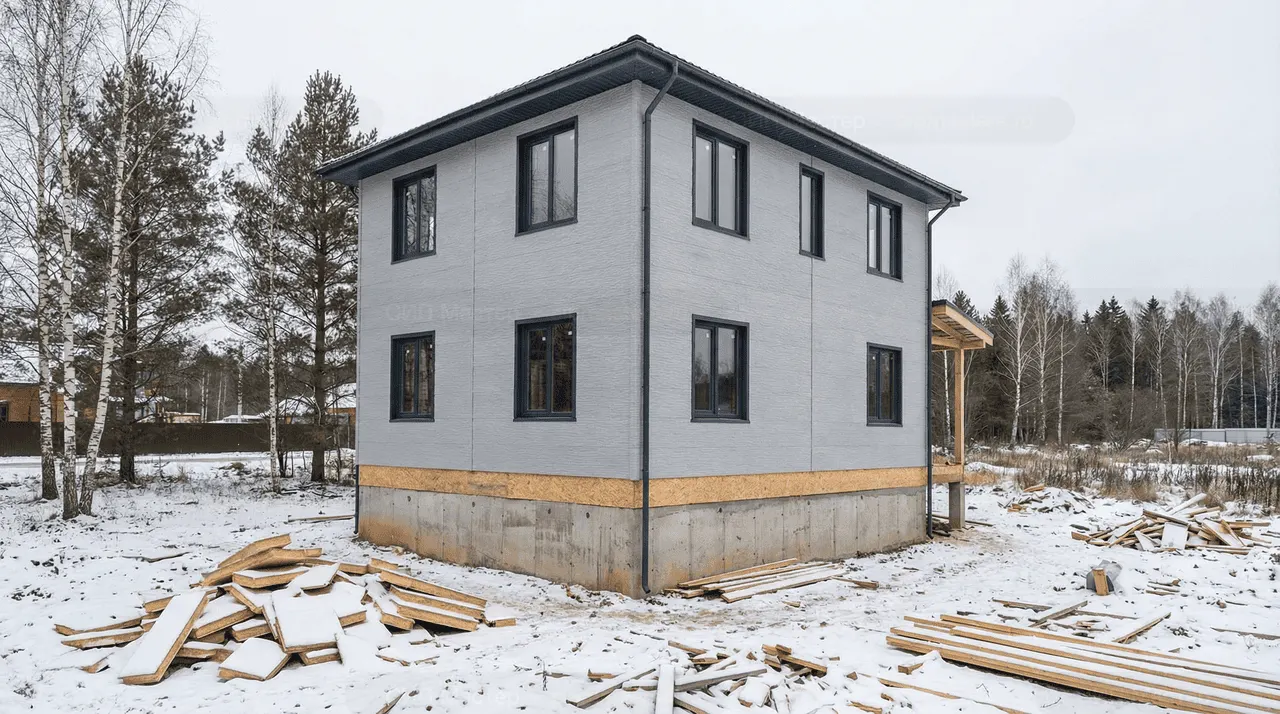 Семейный коттедж 164 м² — Пушкин, Пушкинский район, комплектация ПОЛНЫЙ