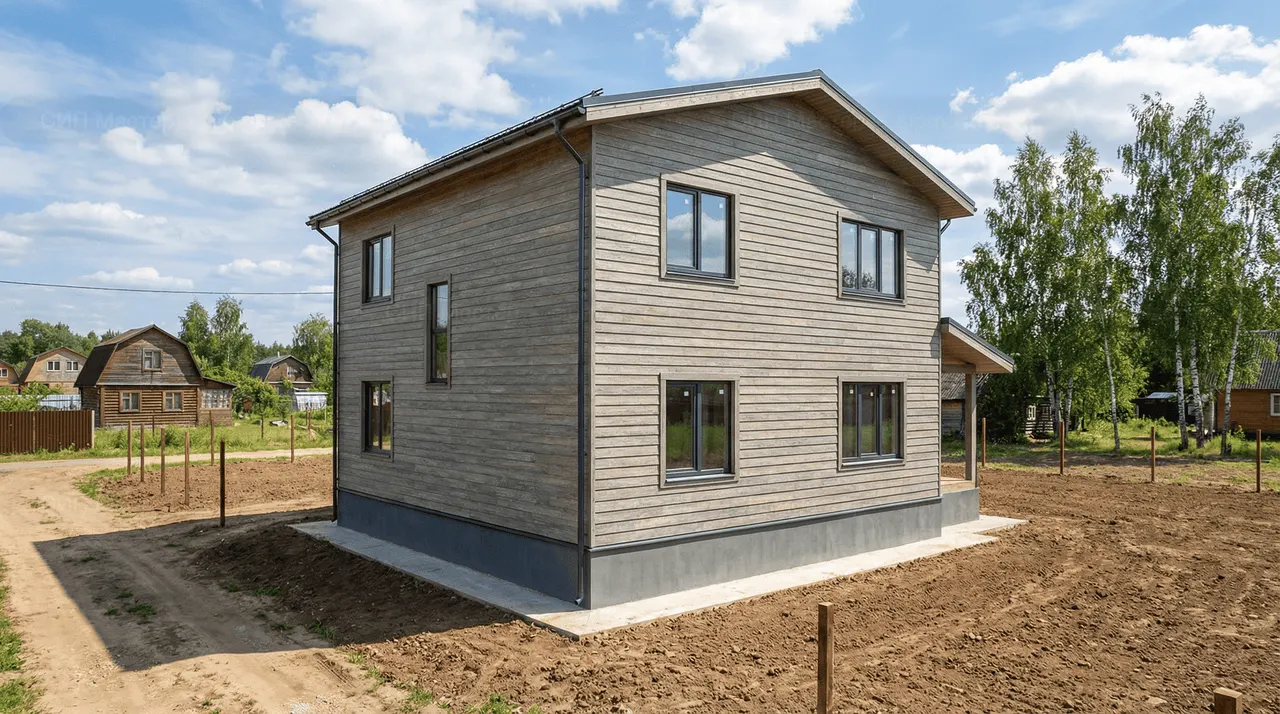 Загородный дом 191 м² — Ям-Ижора, Тосненский район, комплектация СТАНДАРТ