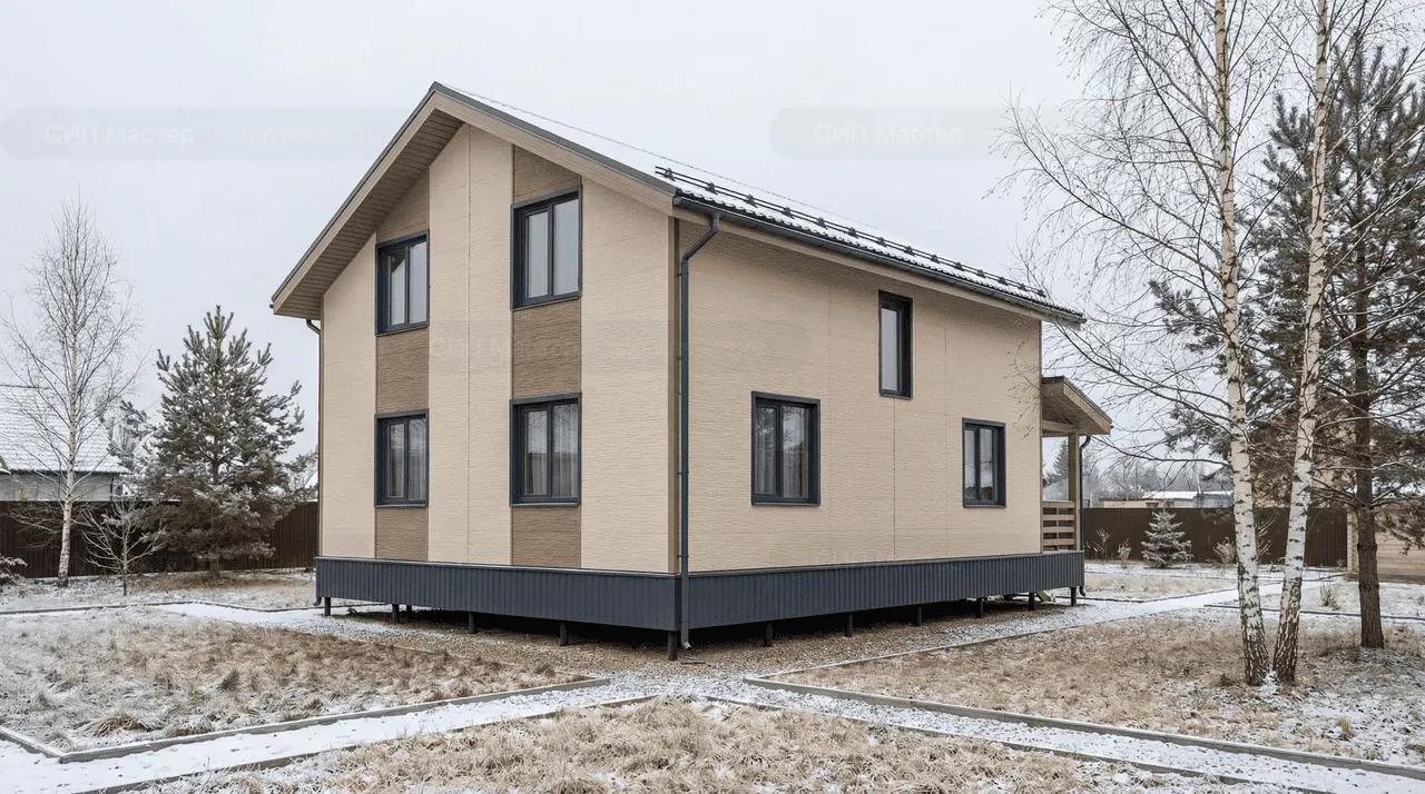 Загородный дом 213 м² — Кобралово-2, Гатчинский район, комплектация СТАНДАРТ